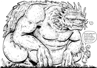 Je vous présente Emile-Victor. Oui, à gauche. Le touriste