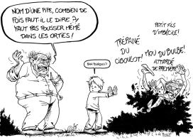 Ne faites pas ça chez vous. Faites-le chez Mémé. Faut pas pousser