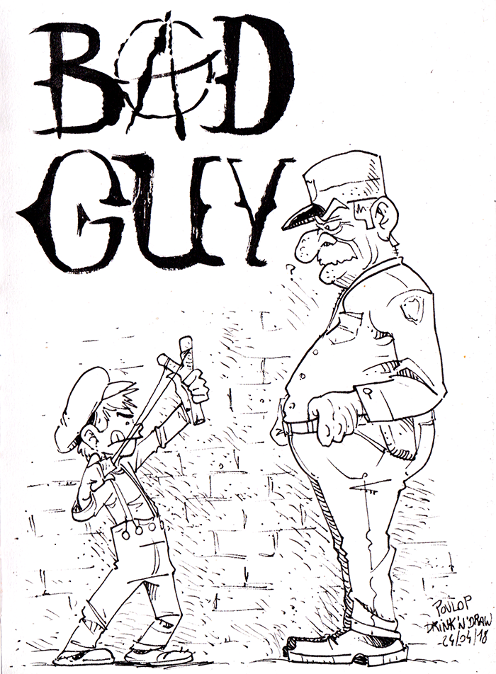 Un futur anarchiste, voire pire, un zàdiste en devenir. Un vrai danger public. DND01 LD