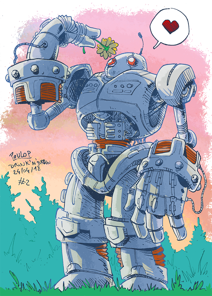 Le même en couleur. C'est encore plus mimi kikinou comme ça n'est-ce pas ? DND02 colo LD